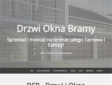 Tablet Screenshot of dfbokna.pl